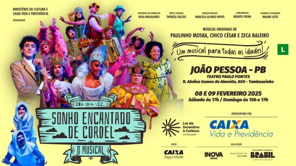 6 Arte Sonho Encantado de Cordel O Musical em Joao Pessoa 1