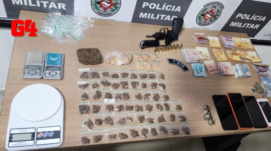 Homem é preso por tráfico de drogas em comunidade de João Pessoa 2 Drogas