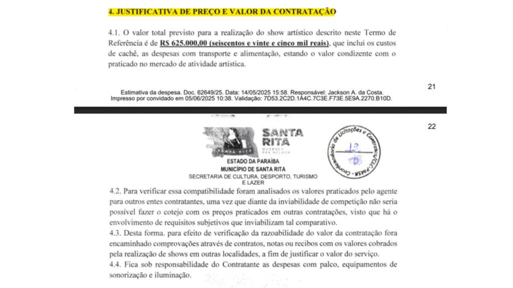 PREFEITURA DE SANTA RITA PAGA MAIS DE R$ 1 MILHÃO EM SHOW DE WESLEY SAFADÃO 5 MK3