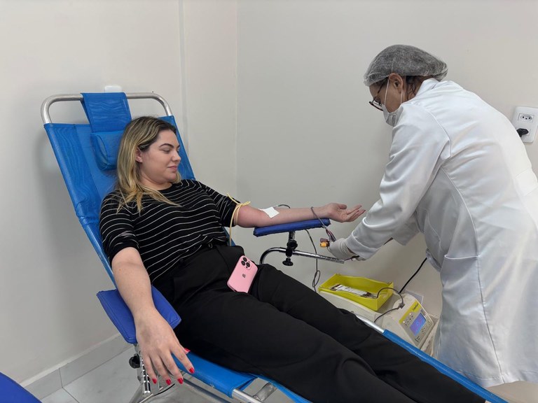 Hospital de Trauma de João Pessoa reforça campanha do Hemocentro com sala especial de coleta de sangue 2 771f1662 2748 43ff be55 f64b4fb1bf1f