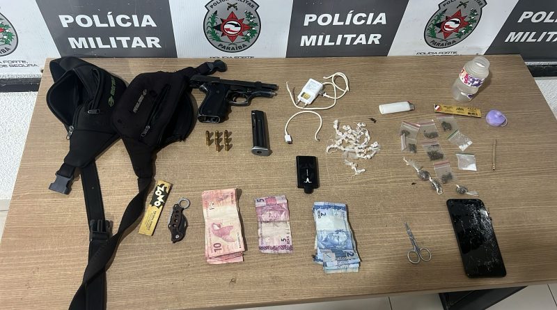 PM desarticula bando, baleia dois suspeitos e apreende drogas após