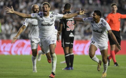 Santos bate Vasco e deixa zona de rebaixamento