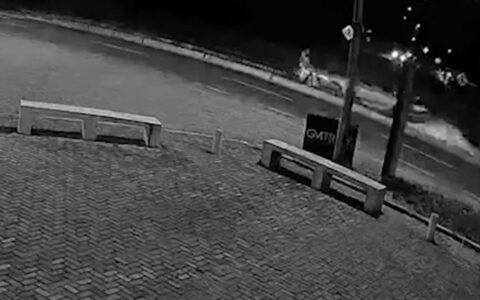 Câmera de segurança flagra momento em que motorista atropela e mata ciclista em João Pessoa