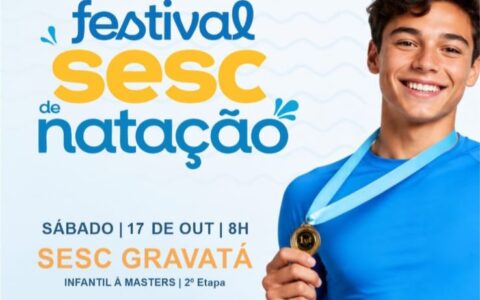 Festival Sesc de natação reúne atletas de diferentes idades em João pessoa