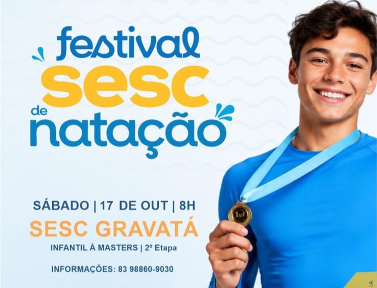 Festival Sesc de natação reúne atletas de diferentes idades em João pessoa