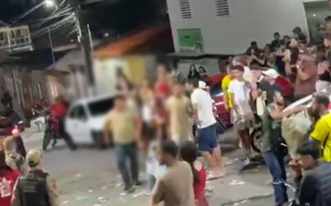Homem é baleado por policial durante confusão em evento político, em Lagoa Seca